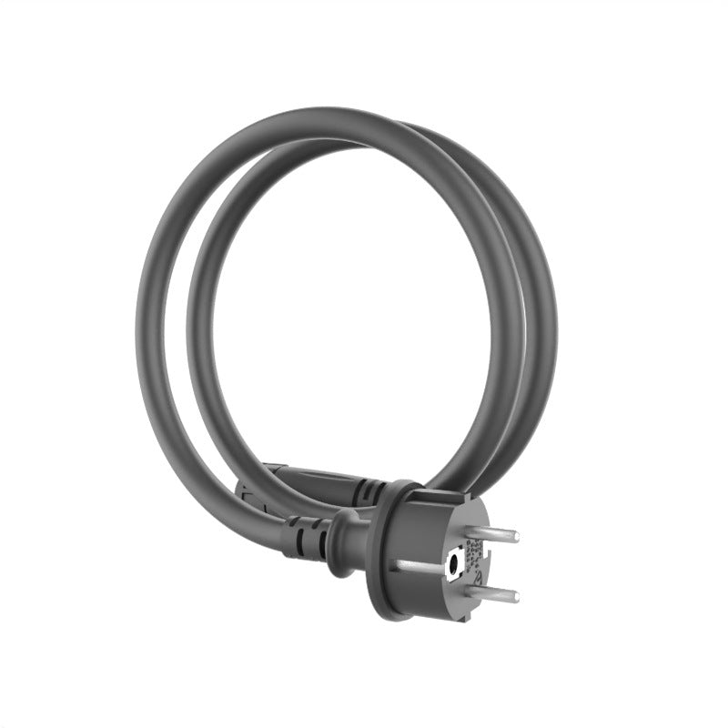 EU plug to M20 female IP44 extension cable front view