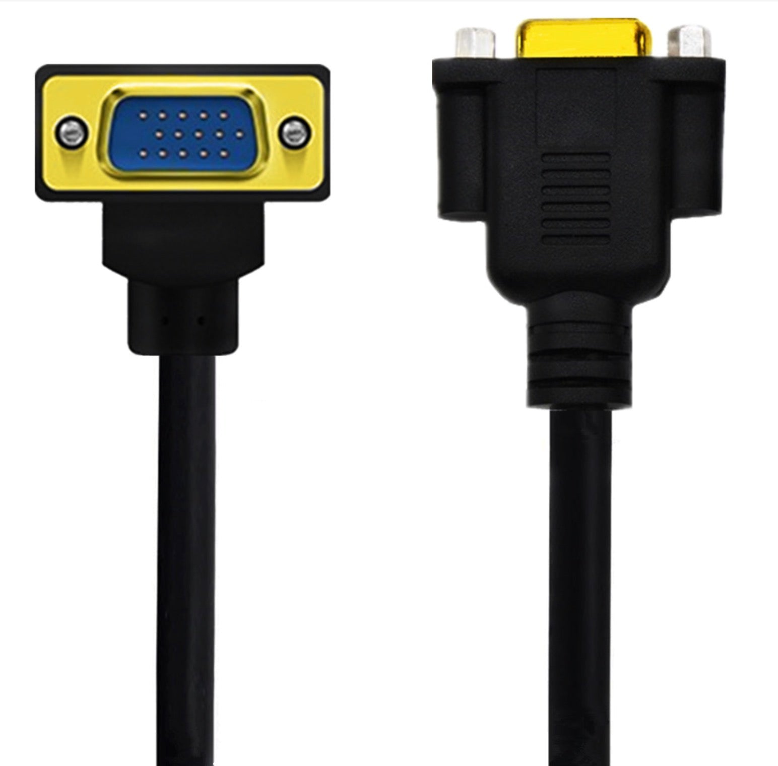 VGA 15Pin Male to VGA Female Monitor Extension Cable 1080P - UP Angle
