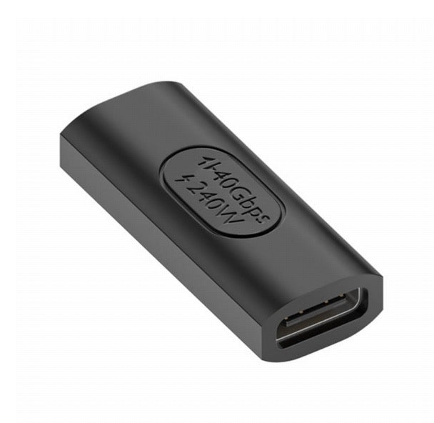 USB C 4.0 Female to USB C 4.0 Female Extension Adapter 240W 40Gbps USB4