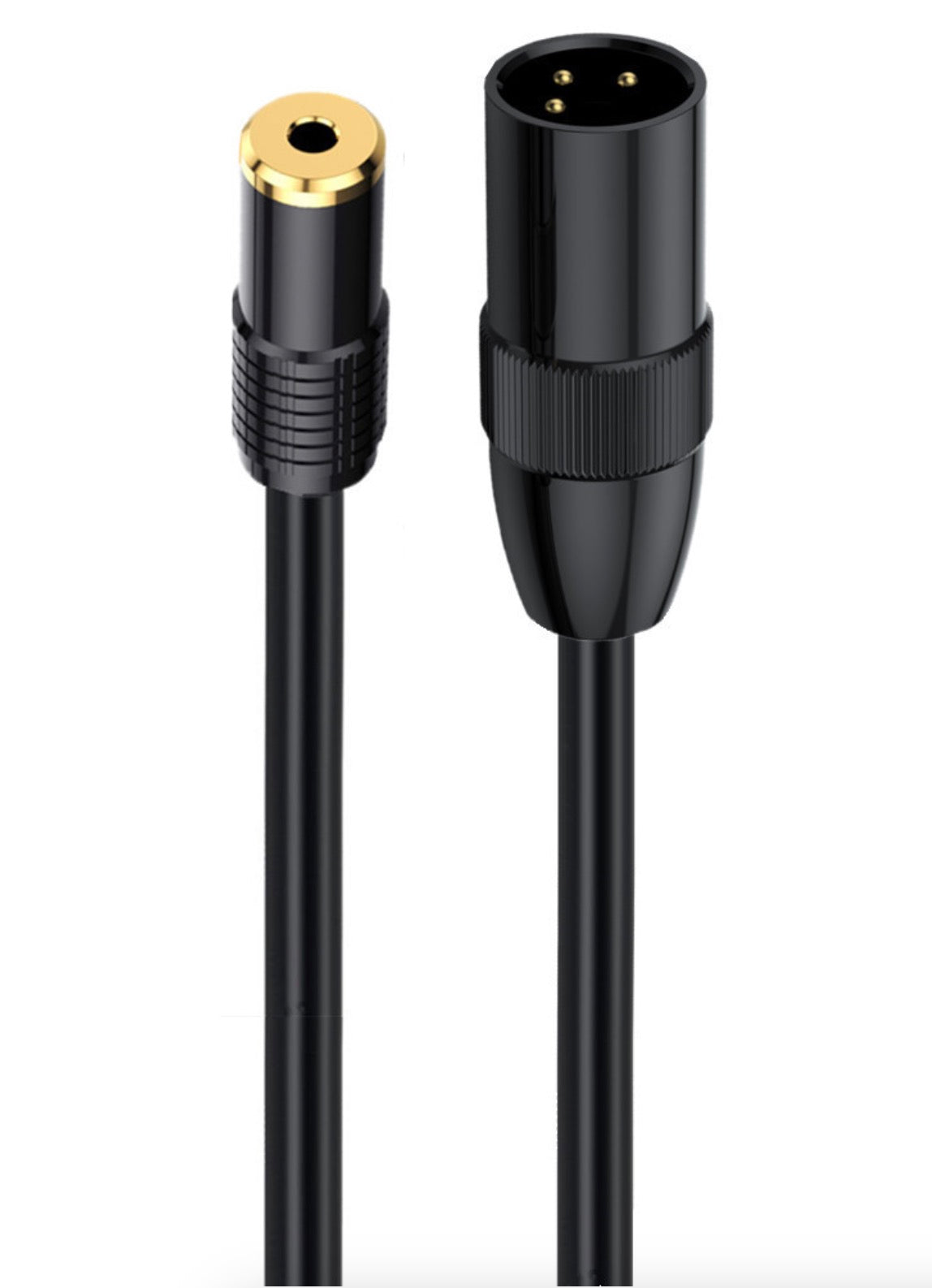 3.5mm Female to XLR 3Pin Male Stereo Audio Extension Cable for Camcorder, Recorder, Mixer