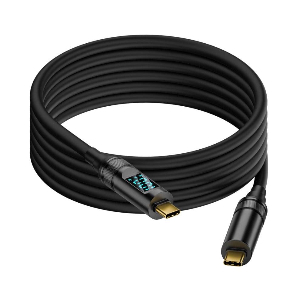 USB C 100W PD Charging Cable, Type C Male to Male OTG Data Cord | 8K@60Hz 20Gbps