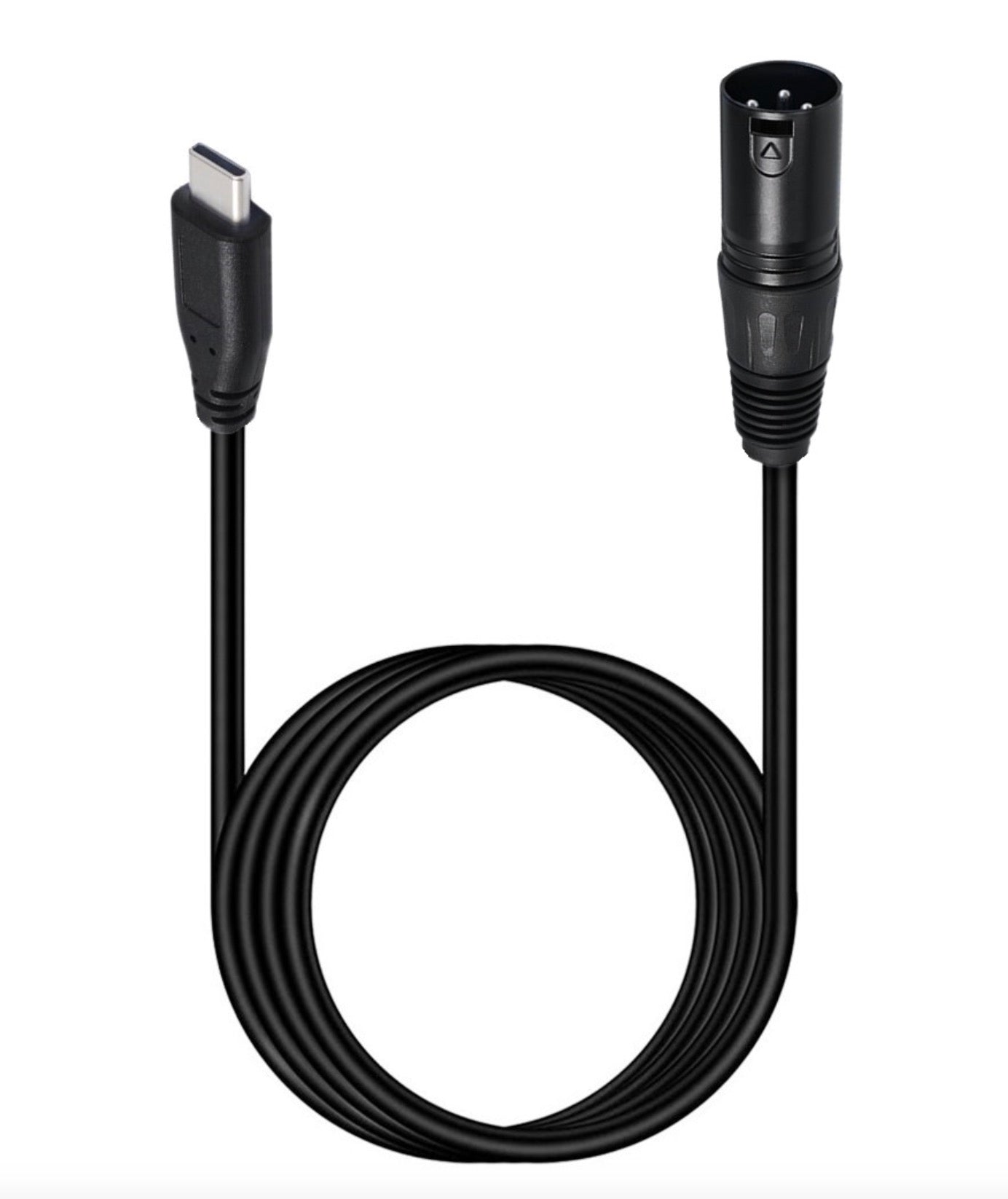 XLR to USB C Microphone Cable, Type C Male to XLR Male Dual Channel Cord Connector
