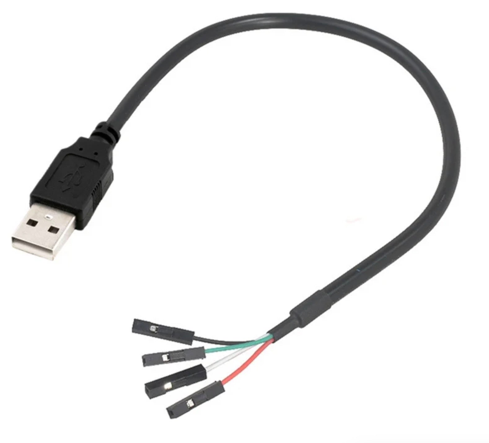 USB 2.0 A to 4 x 1 Pin Dupont Motherboard Header Female Extension Cable