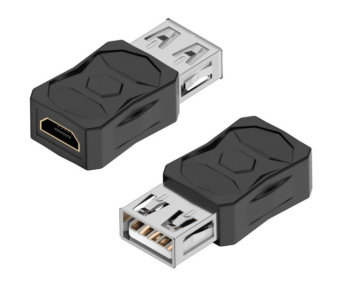USB 2.0 Type A Female to Mini 5Pin Female Data Sync & Charging Adapter