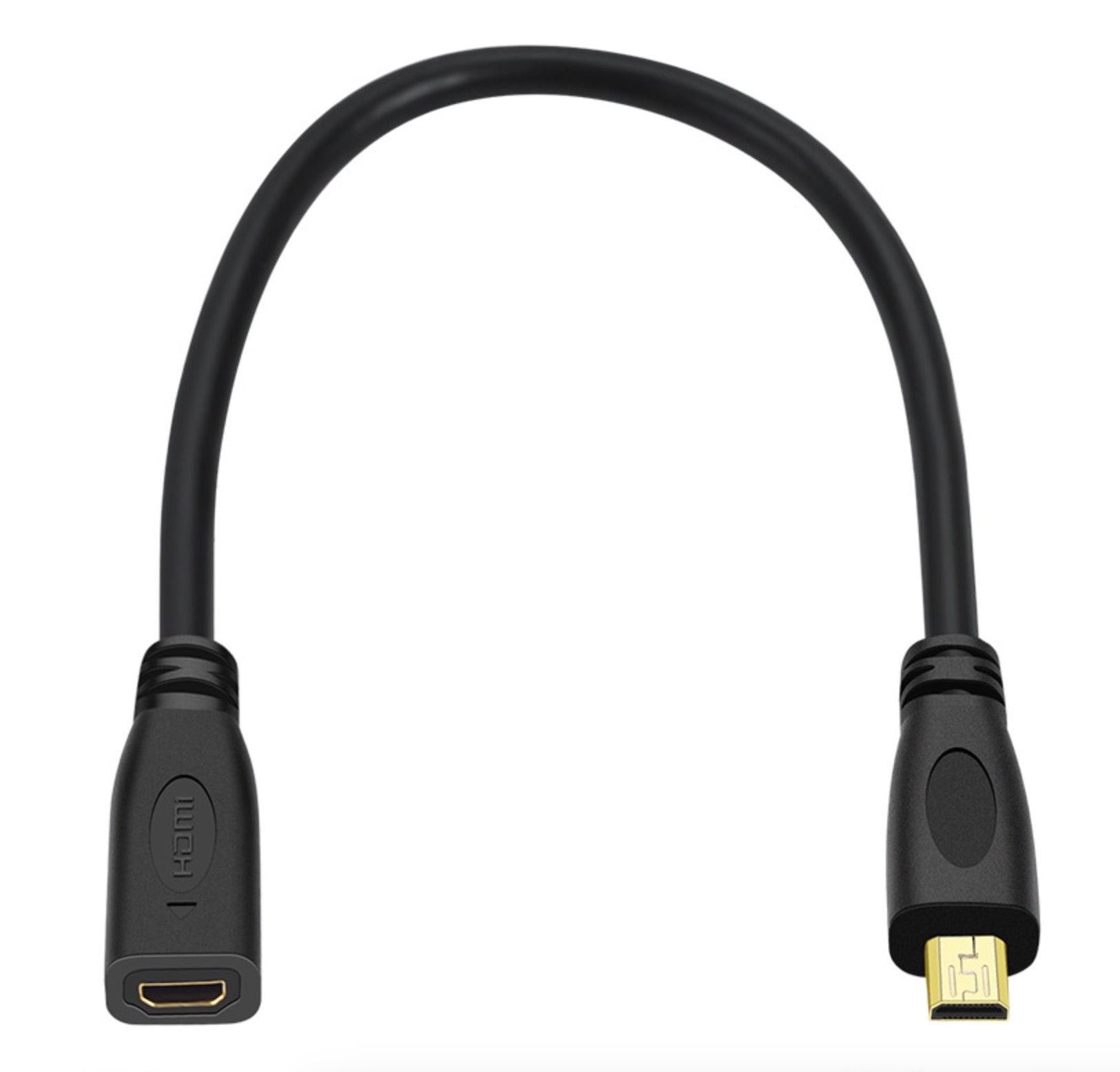 Micro HDMI 1.4 Male to Micro HDMI Female Extension Cable 0.3m