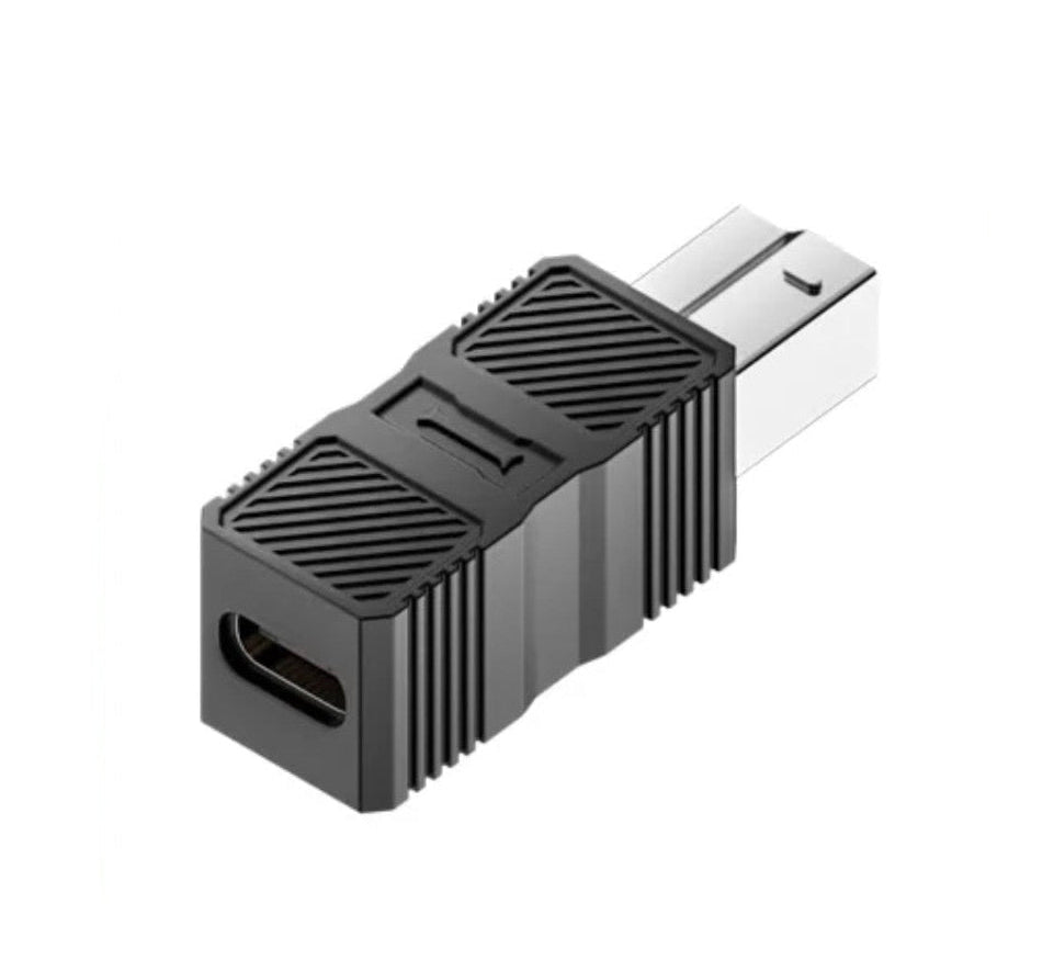 USB C Printer Cable, USB 3.0 Type B Male to USB-C Female Data Extension Adapter 5Gbps