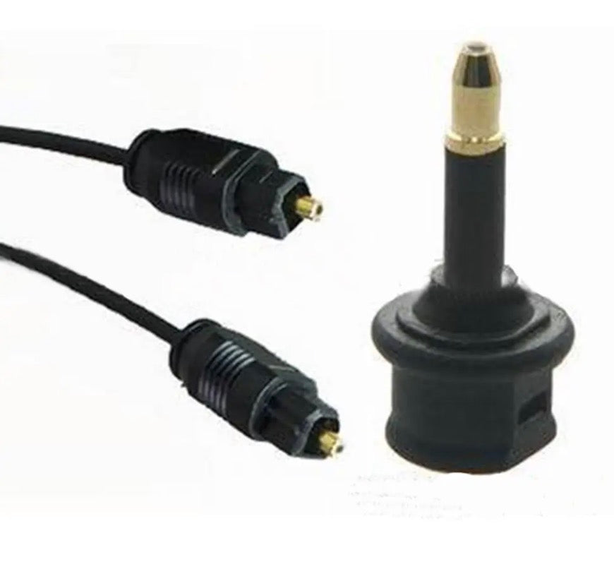 Mini 3.5mm Male to Toslink Female Digital Audio Fiber Optic Adapter