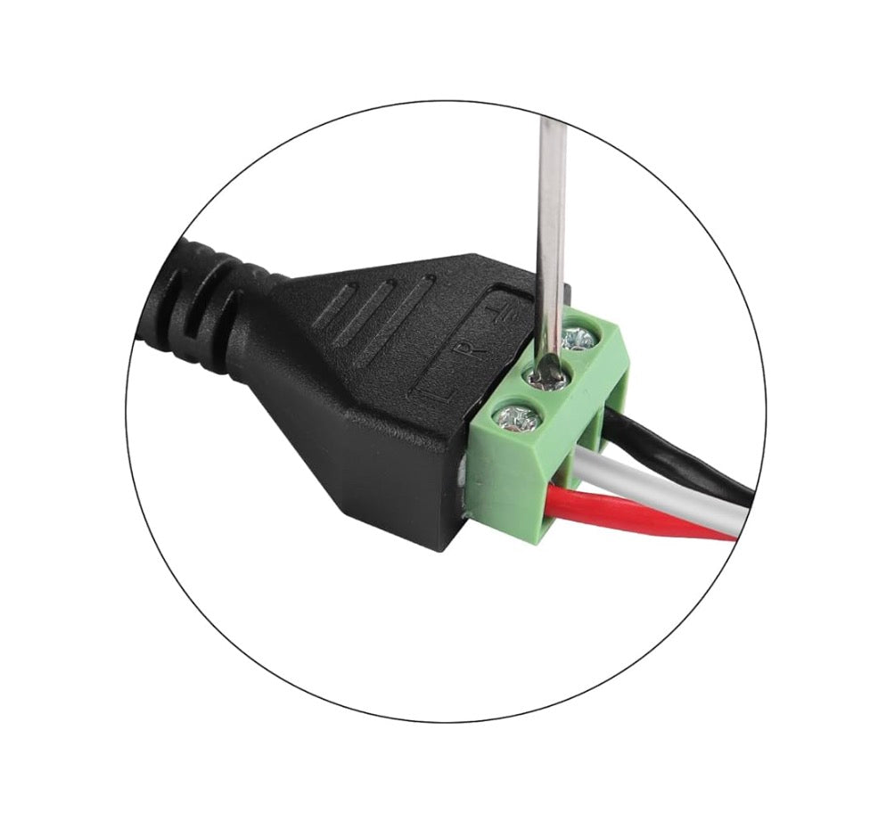 XLR Cable, XLR Male to 3 Pin Terminal Converter for Speaker, Microphone, Sound Equipment, Recording