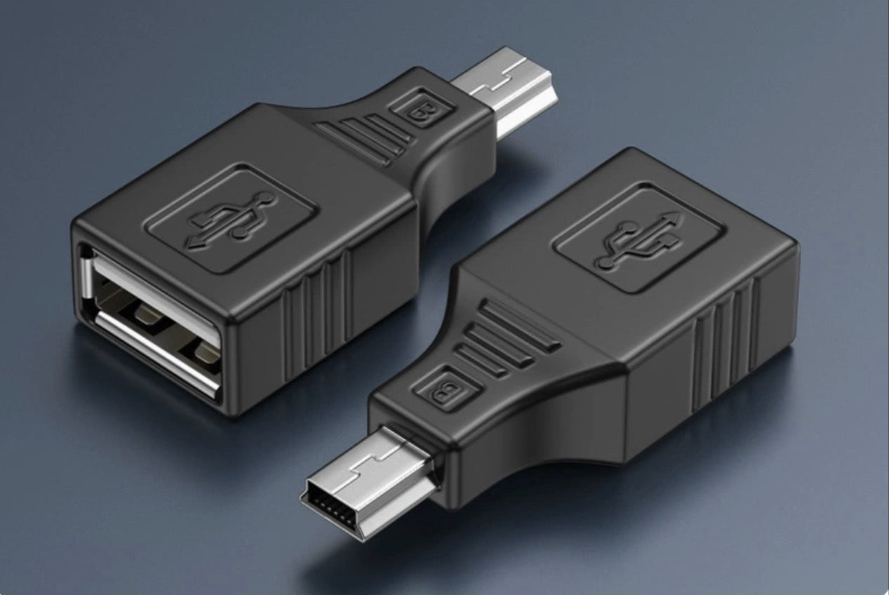 Mini-USB 5Pin Male to USB 2.0 A Female OTG Adapter Converter