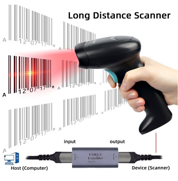 USB 3.2 Active Repeater Adapter USB C Female to USB C Female Extender for Camera Printer Computer