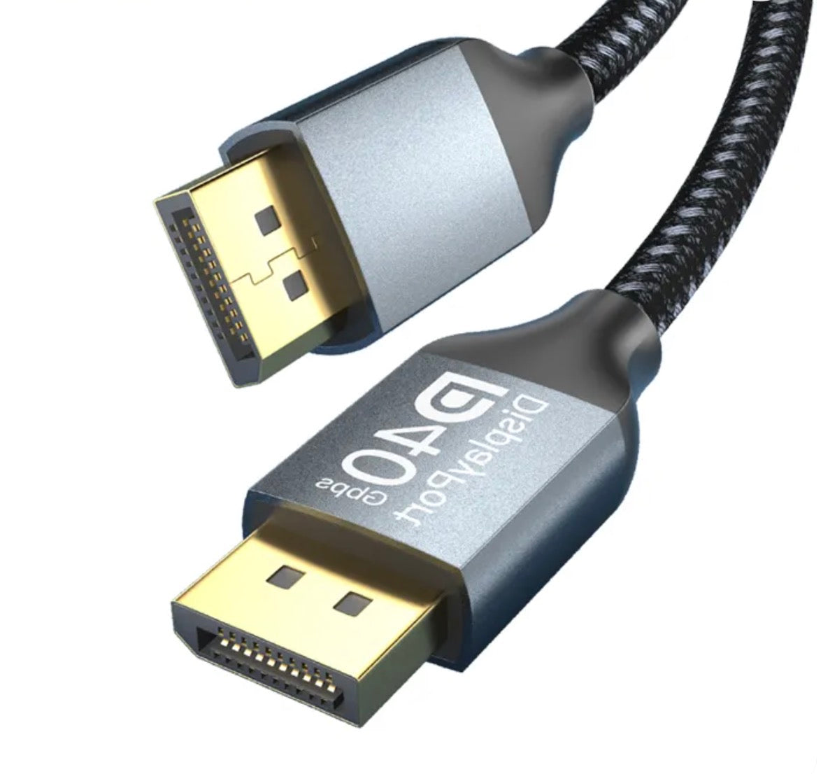 Displayport 2.1 to Displayport 2.1 Monitor Cable 8K 16K 60Hz 40Gbps