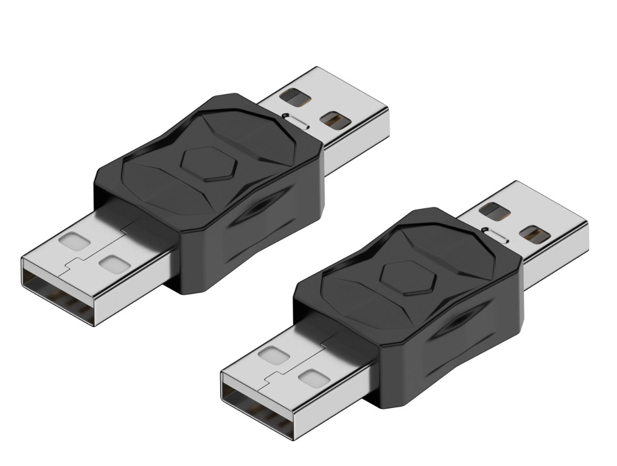 USB 2.0 A Male to Male Joiner Extension Adapter