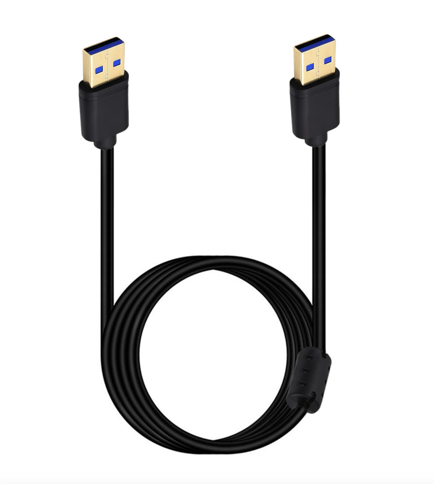 USB 3.0 A Male to A Male Cable – Gold Plated Super Speed Data Cord