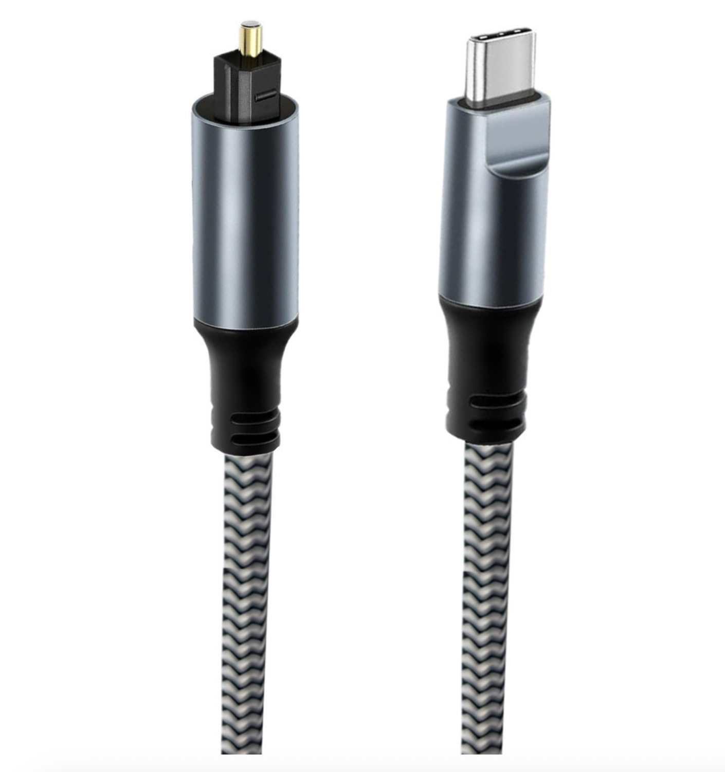 USB C to Optical Audio Cable – SPDIF Digital Converter 96K/24Bit for Phone, Tablet, Laptop, Speaker & DAC/Amp