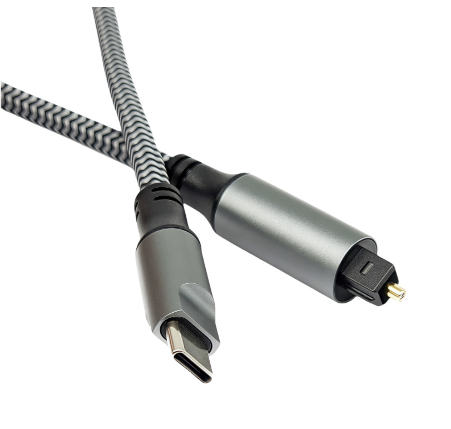 USB C to Optical Audio Cable – SPDIF Digital Converter 96K/24Bit for Phone, Tablet, Laptop, Speaker & DAC/Amp