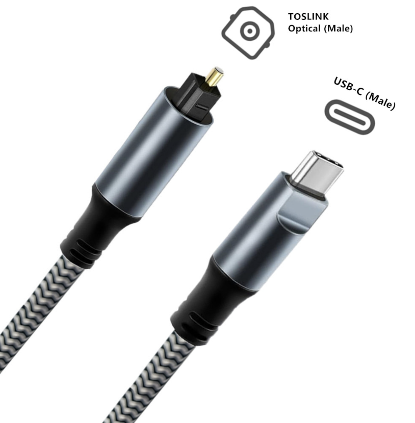 usb c to toslink optical audio cable spdif pcm