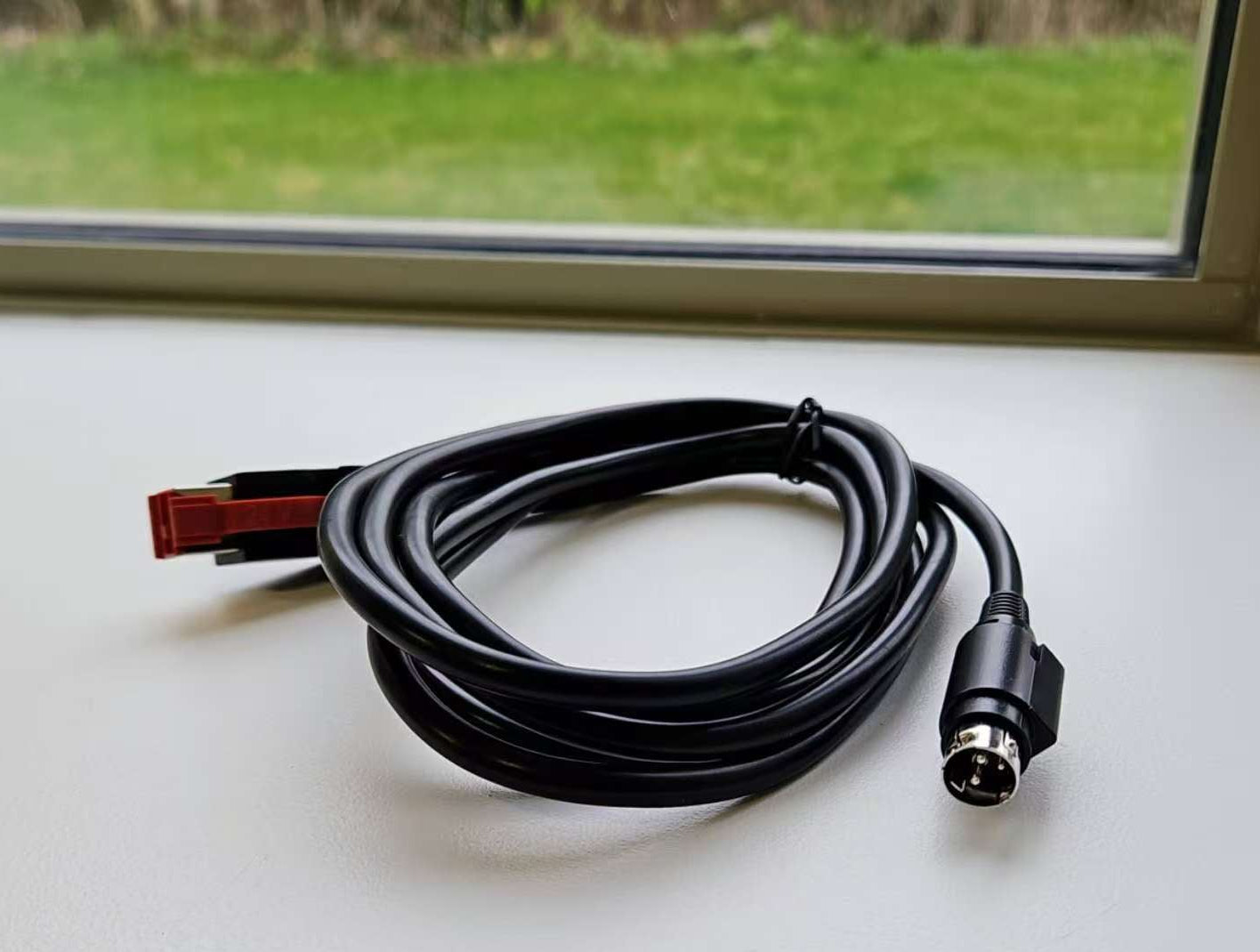 Powered USB 24V to 3 Pin DIN Printer Cable | IBM Epson POS Power Cable 1.8m