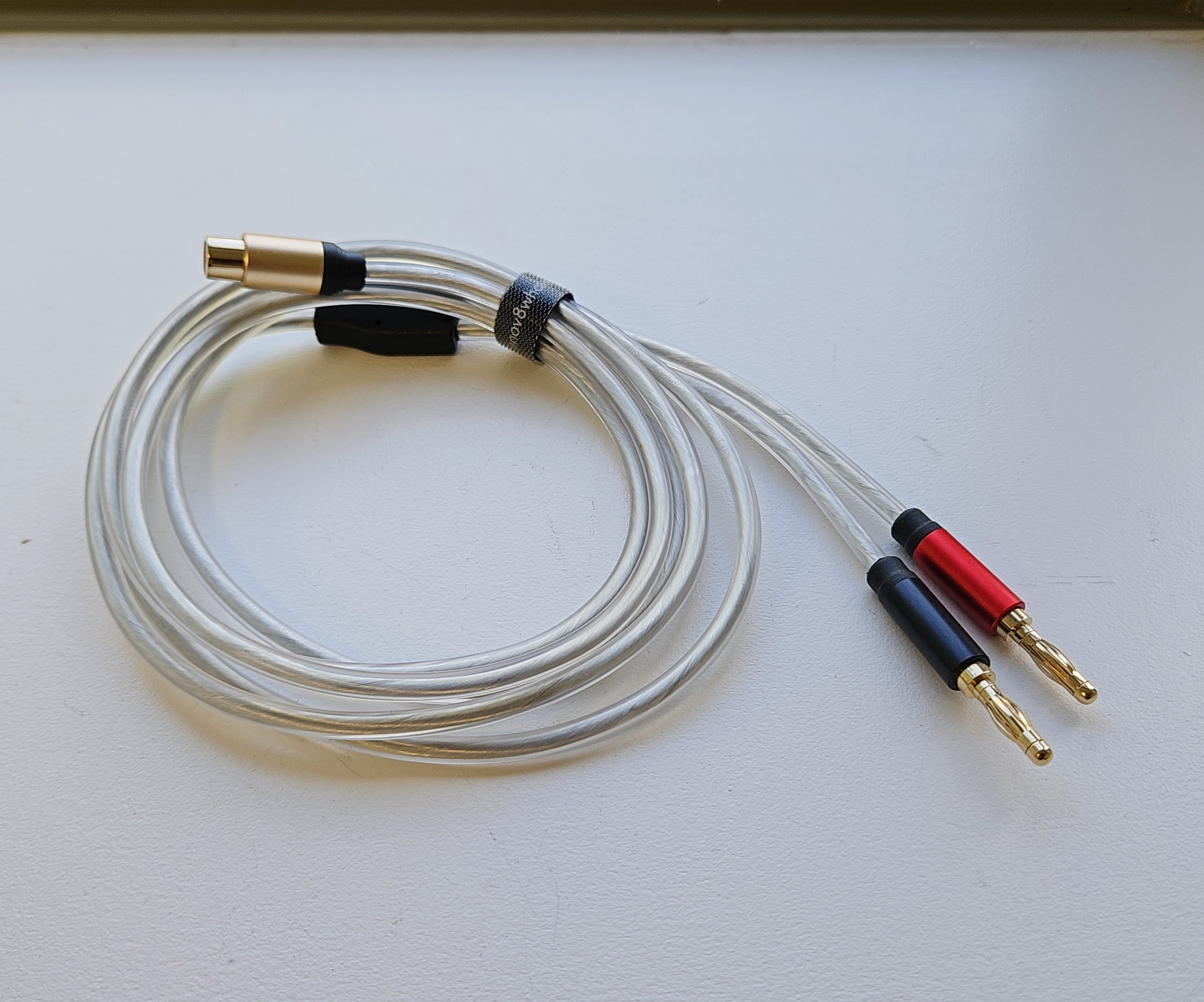 RCA Female to Dual Banana Plug Speaker Cable 16AWG 1.8m