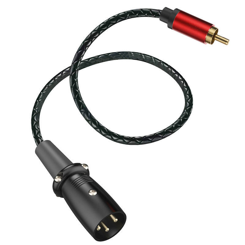 XLR Male to RCA Male Audio Cable – 3 Pin XLR to RCA Plug Stereo Adapter Connector