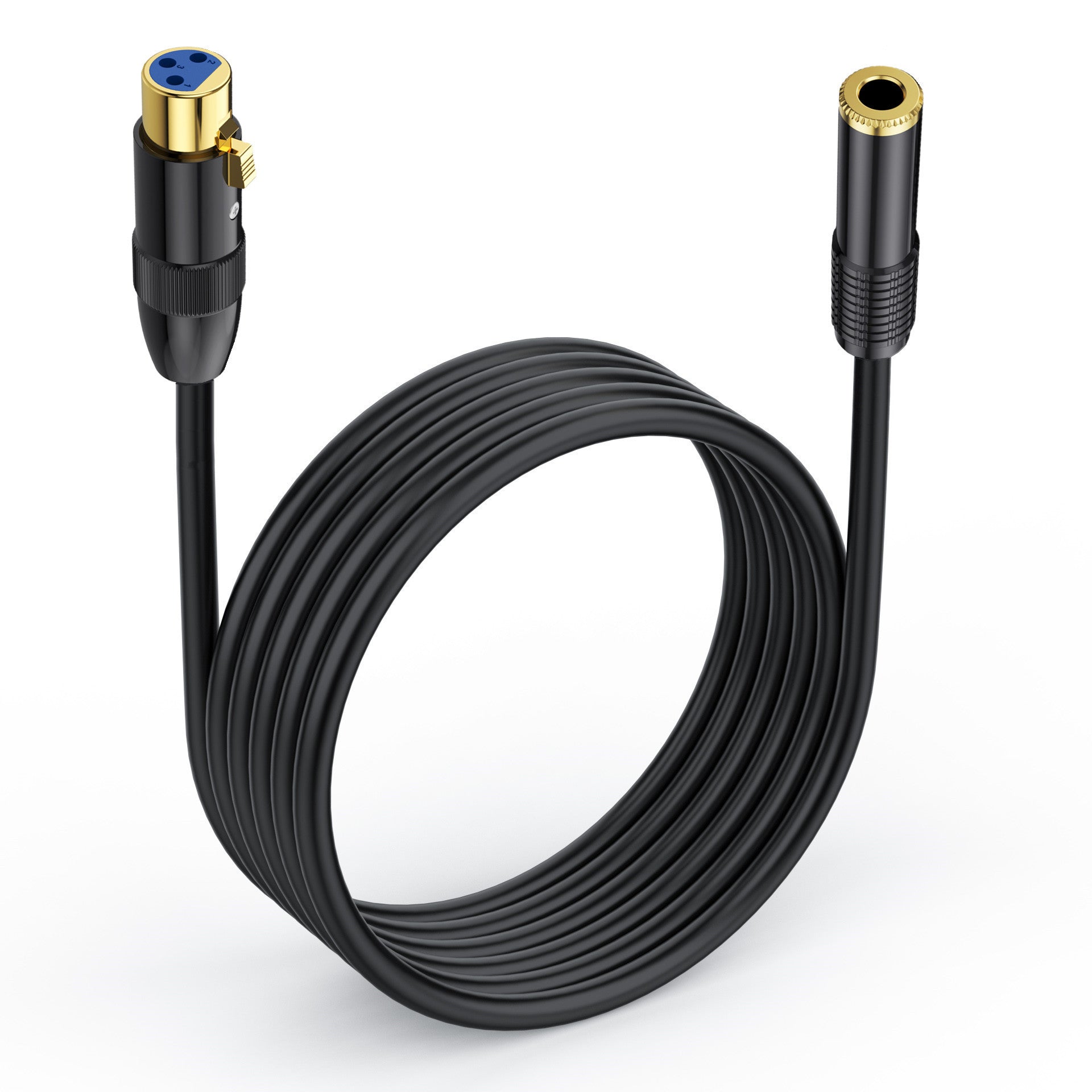 6.35mm to XLR female converter lead for mixer and amp
