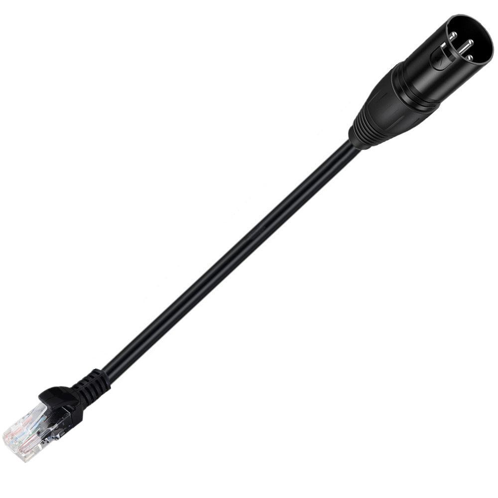 CAT5 Ethernet to XLR DMX lighting extension cable