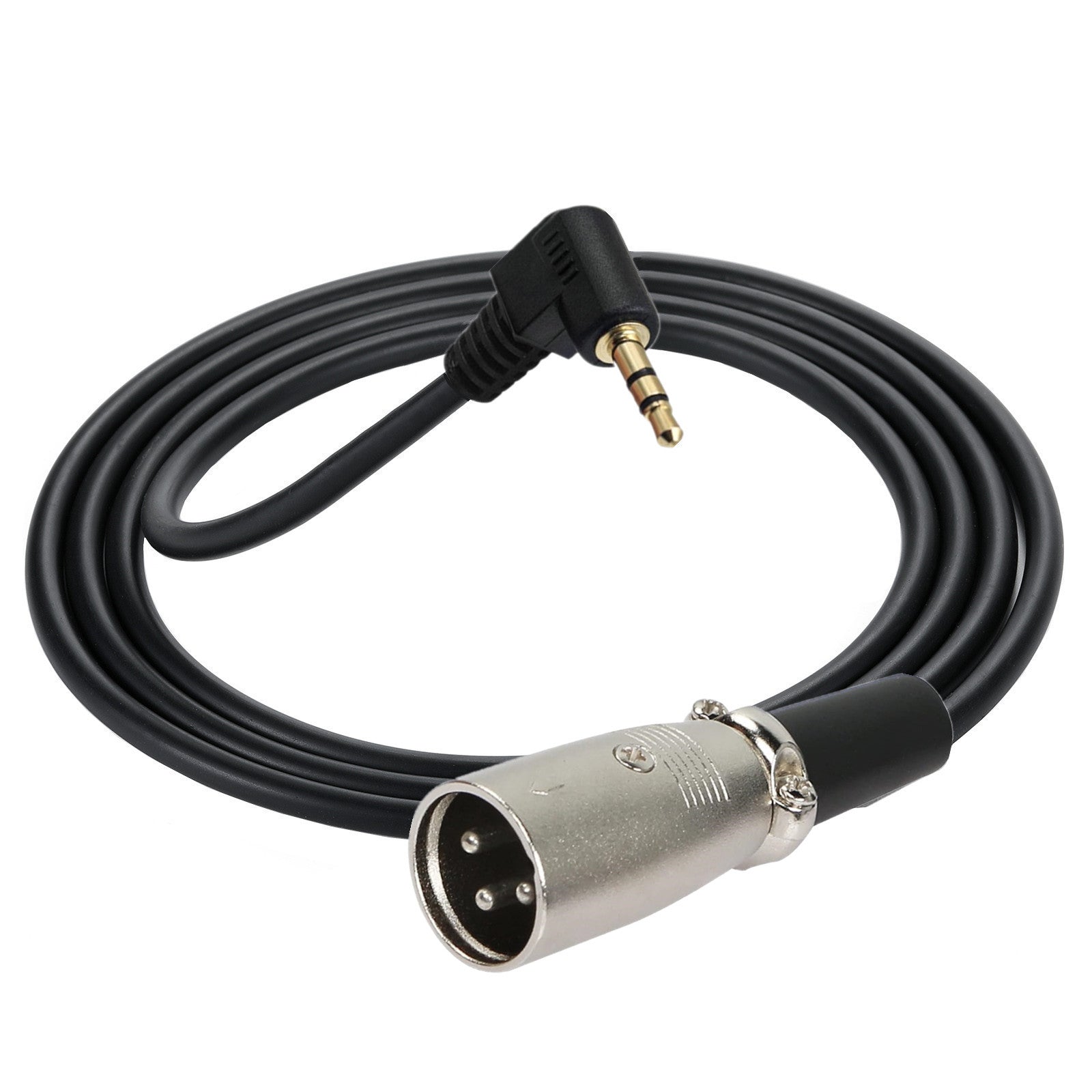 XLR to 3.5mm angled male audio cable