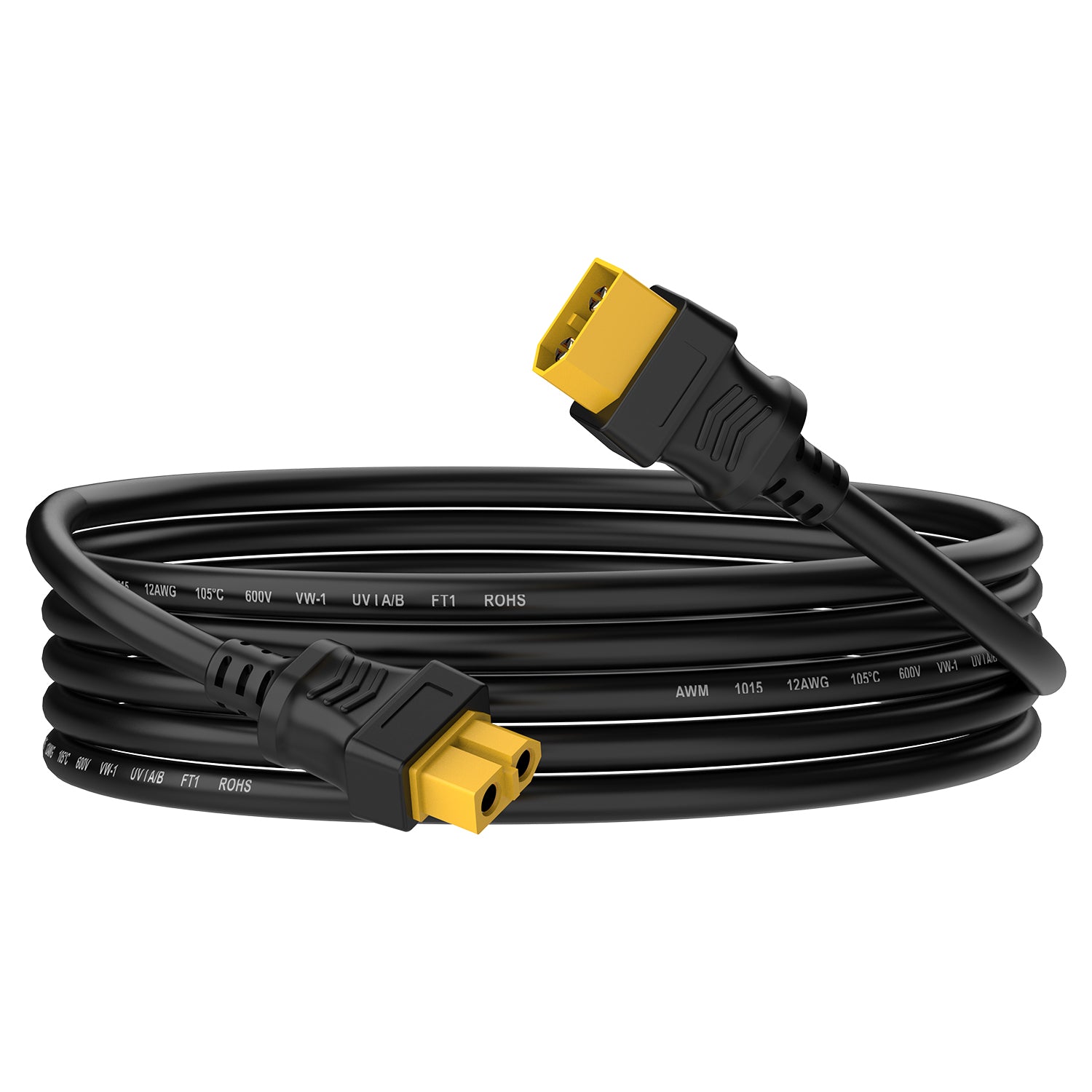 XT60 Extension Cable, XT60 Female to Male Connector for RC Battery Portable Power Station Solar Panel