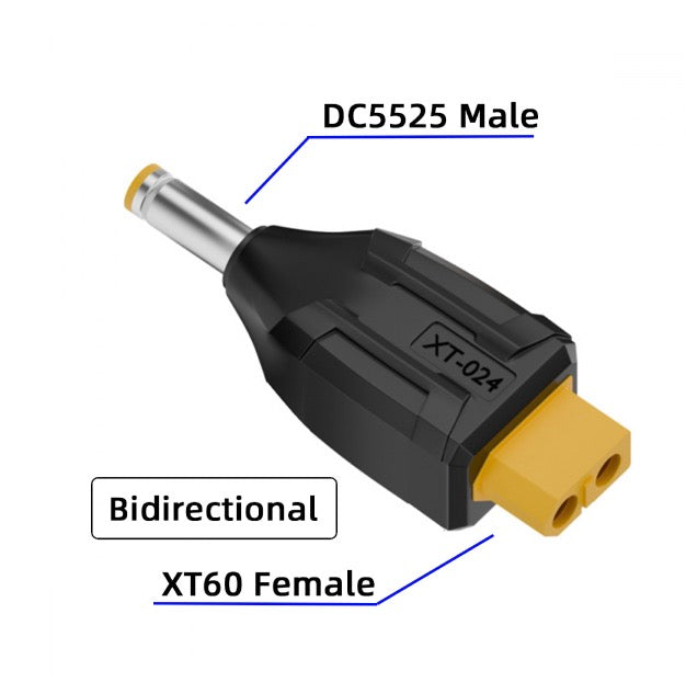 XT60 SC100 protocol 5.5x2.5mm DC male connector