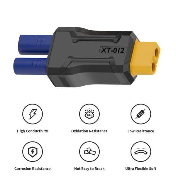 FPV drone XT60 to EC5 adapter
