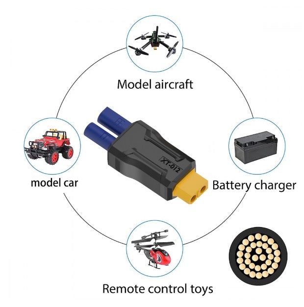 XT60 to EC5 SC100 protocol adapter