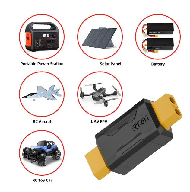 RC LiPo XT60 female extension adapter