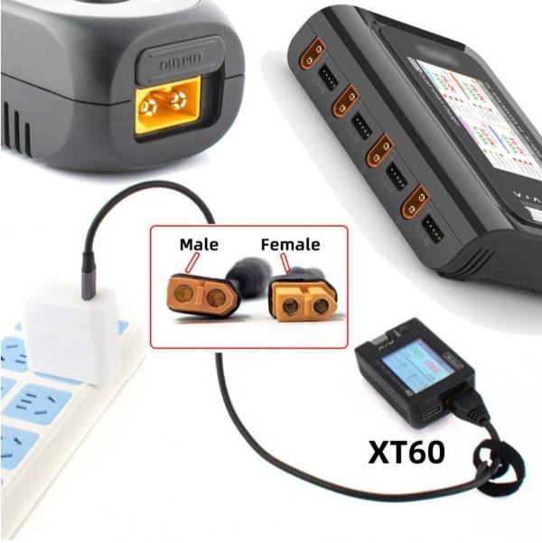 RC LiPo XT60 to 5.5x2.1mm DC converter