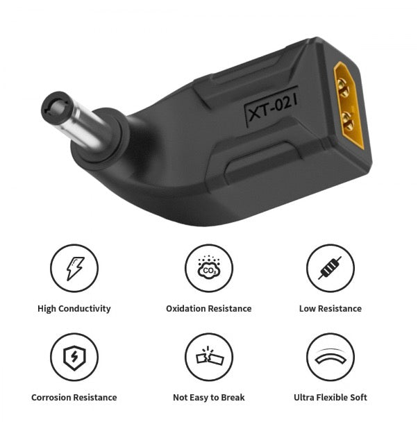 XT60 SC100 protocol 5.5x2.1mm DC power connector