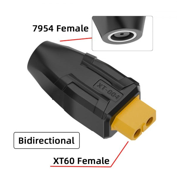 XT60 LiPo battery to DC 7.9x5.4mm connector