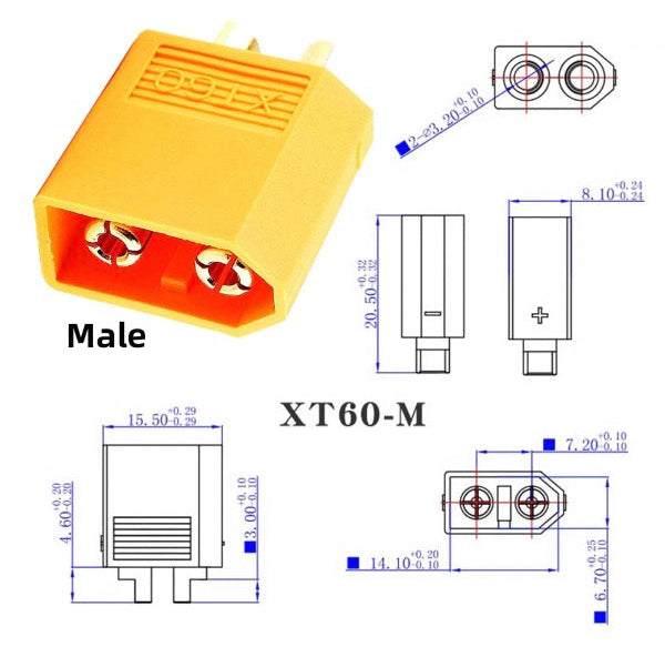 XT60 to EC5 SC100 protocol converter