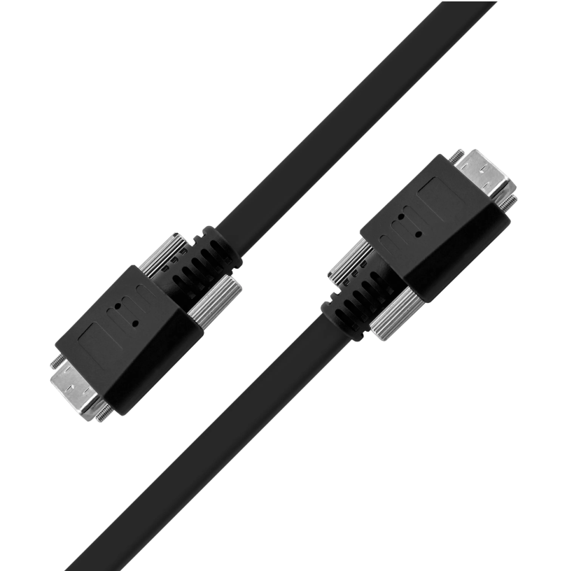 SDR 26-pin male to male Camera Link cable assembly, black