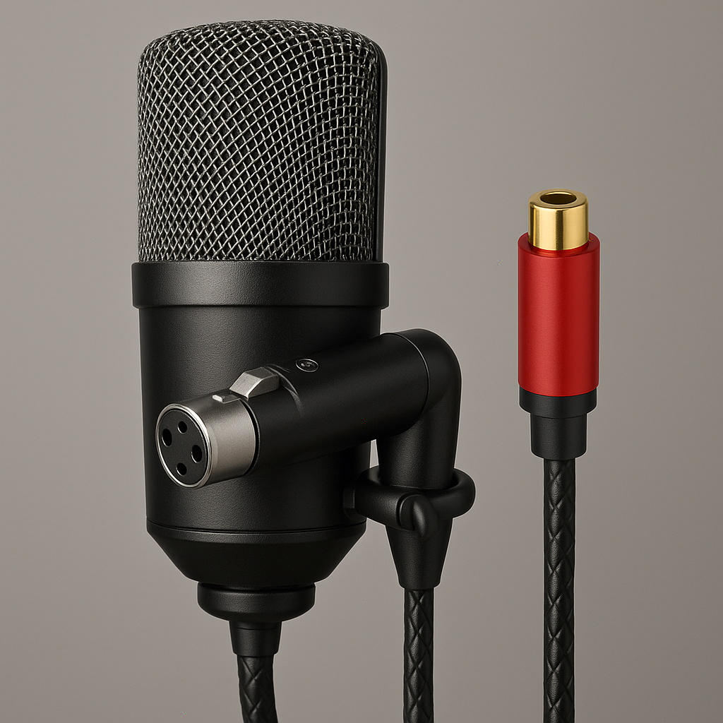 RCA Angled Female to 3-Pin XLR Female Audio Cable – Stereo Adapter Connector for Microphone, Mixer & Pro Audio