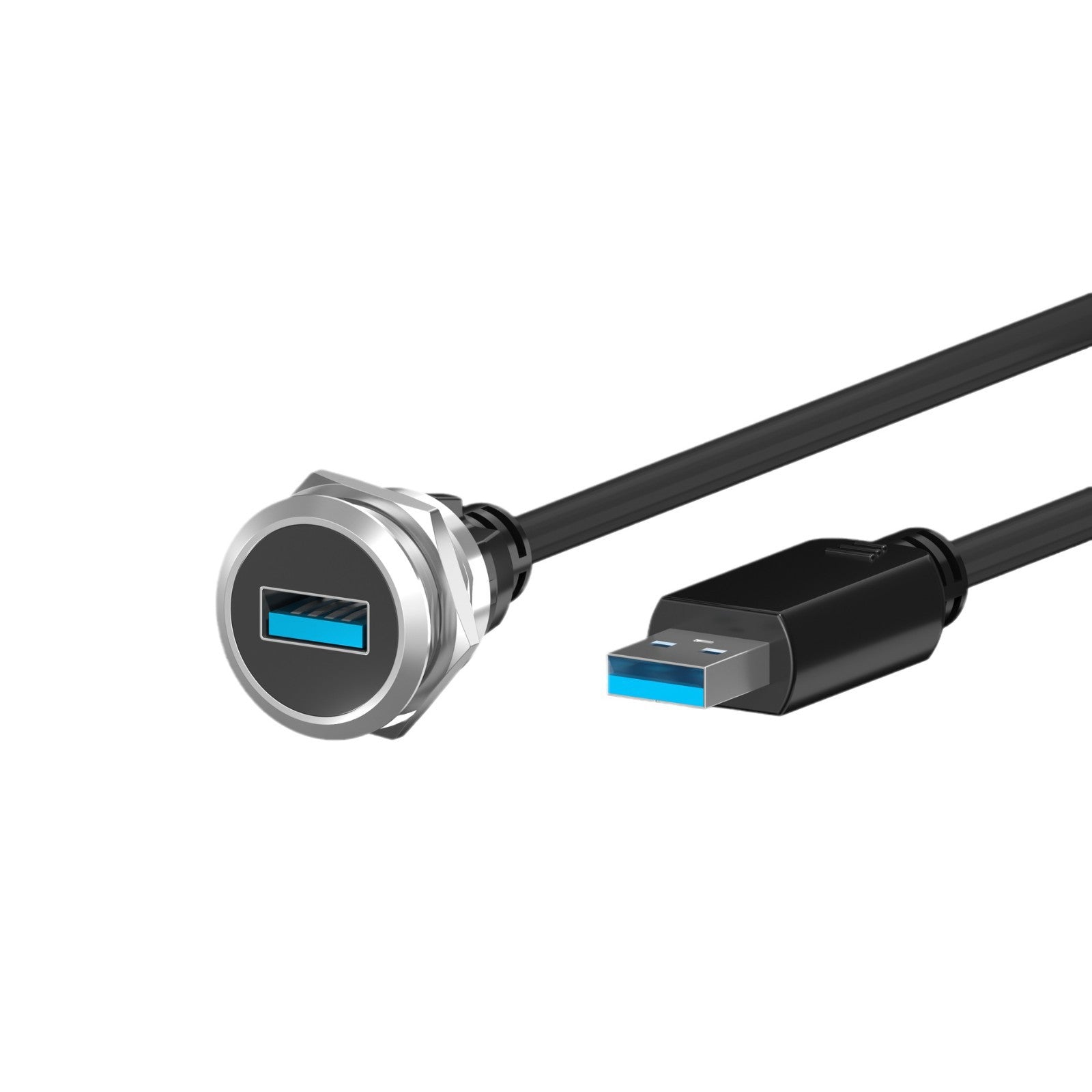 High-speed USB 3.0 panel mount cable