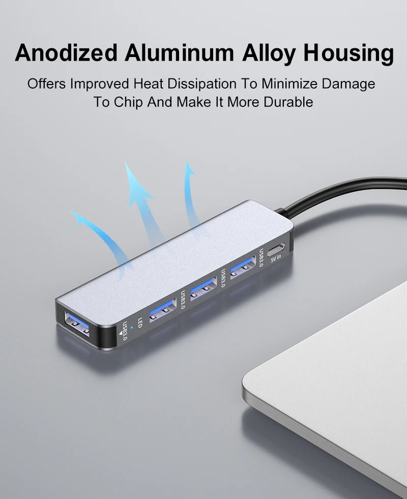 Anodised aluminium housing for improved heat dissipation