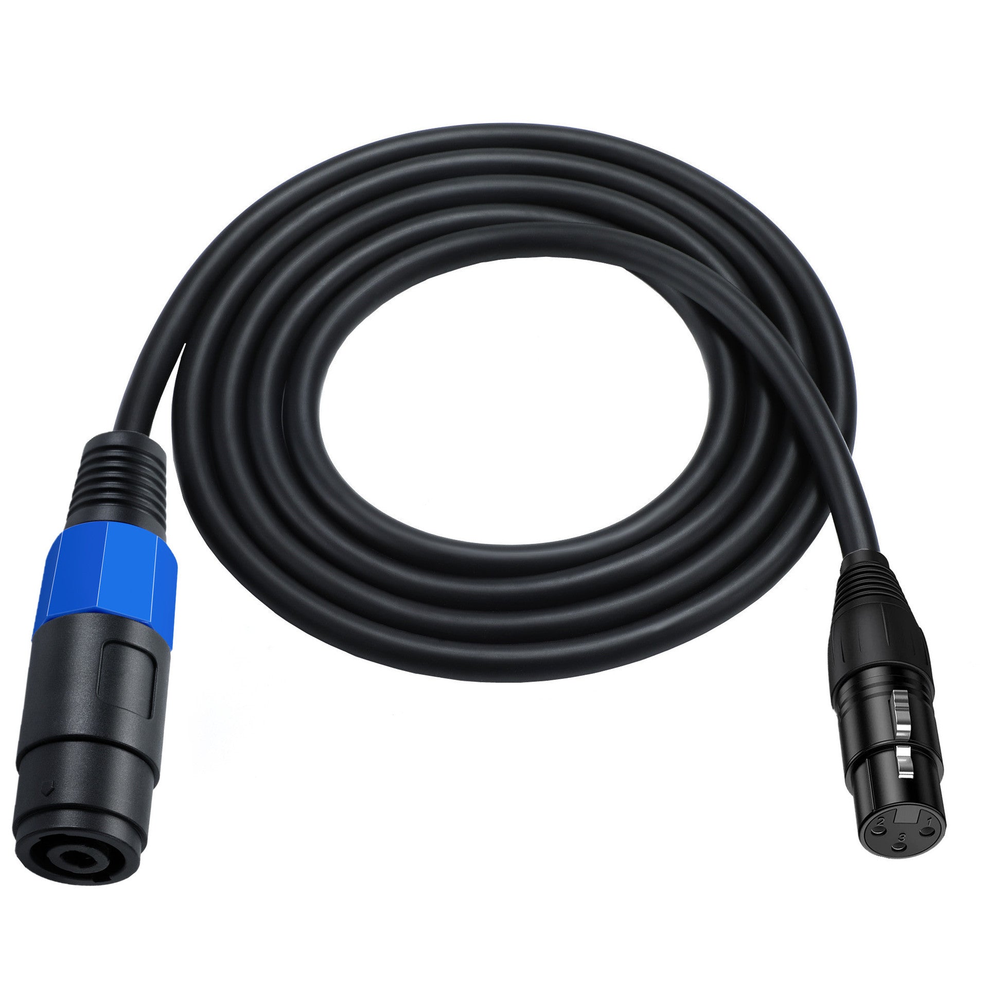 Audio cable XLR to speaker connection for amplifier