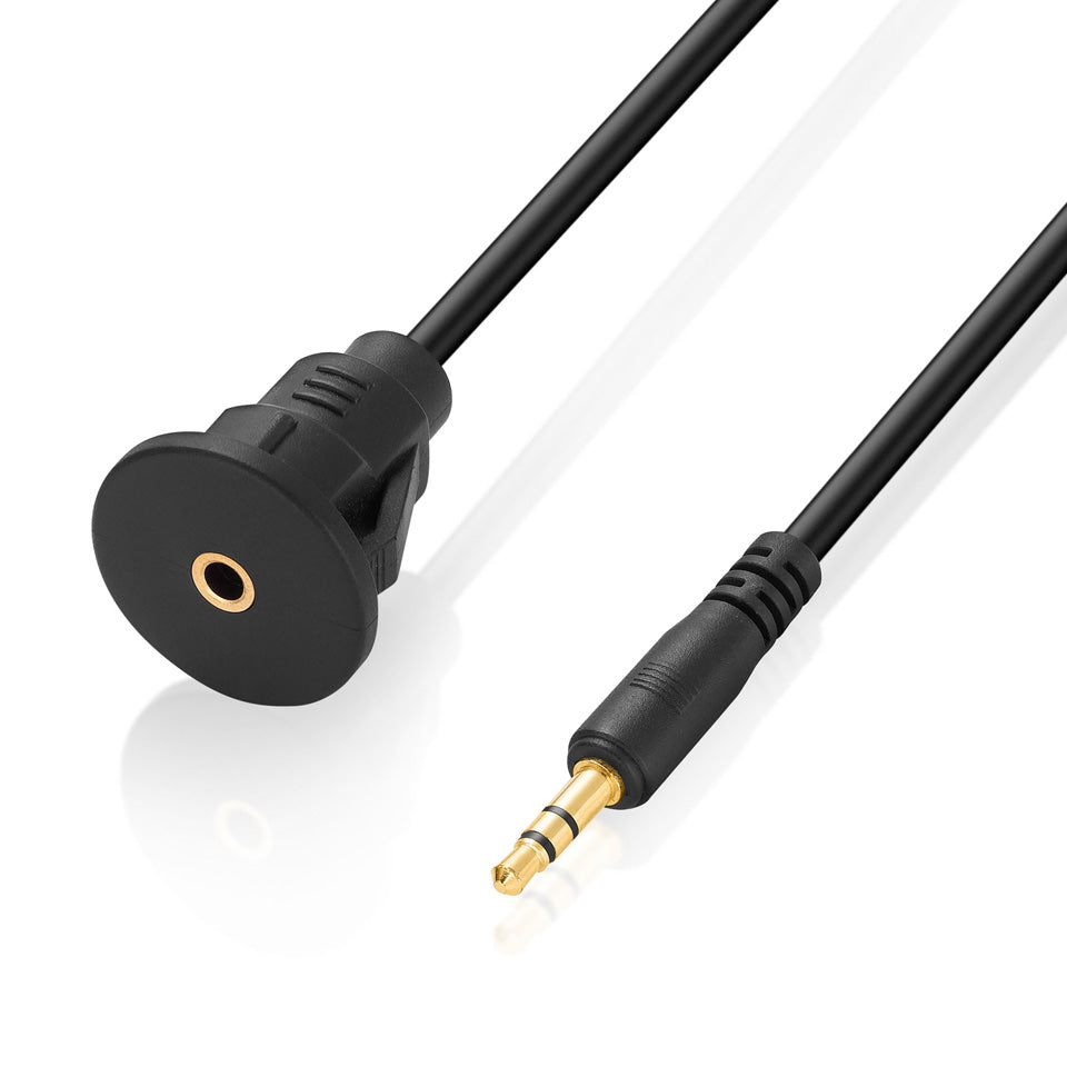AUX cable with gold plated connectors for clear sound