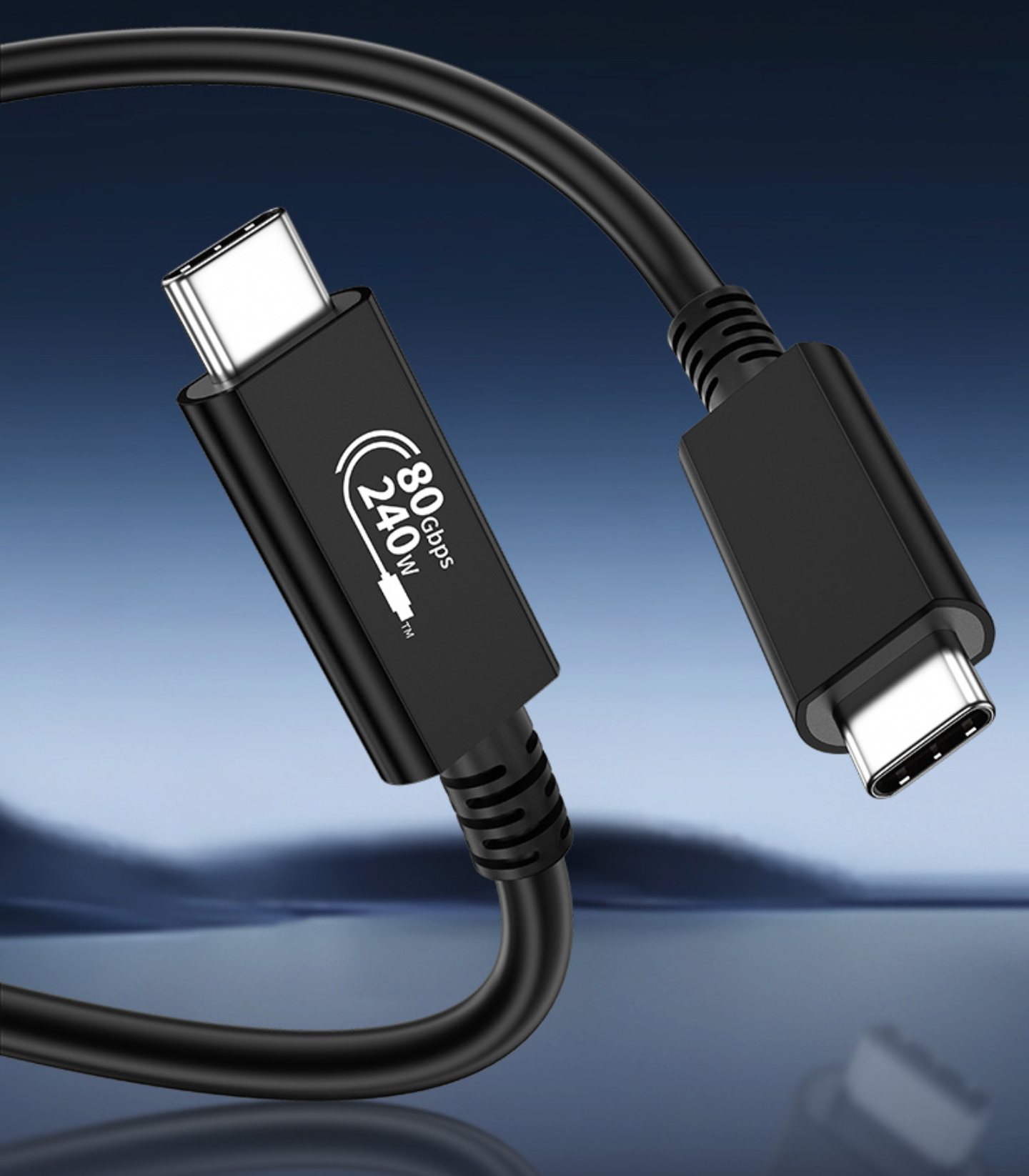 USB4 Gen4 80Gbps Thunderbolt 5 Cable | 240W PD Fast Charging | Bi-Directional