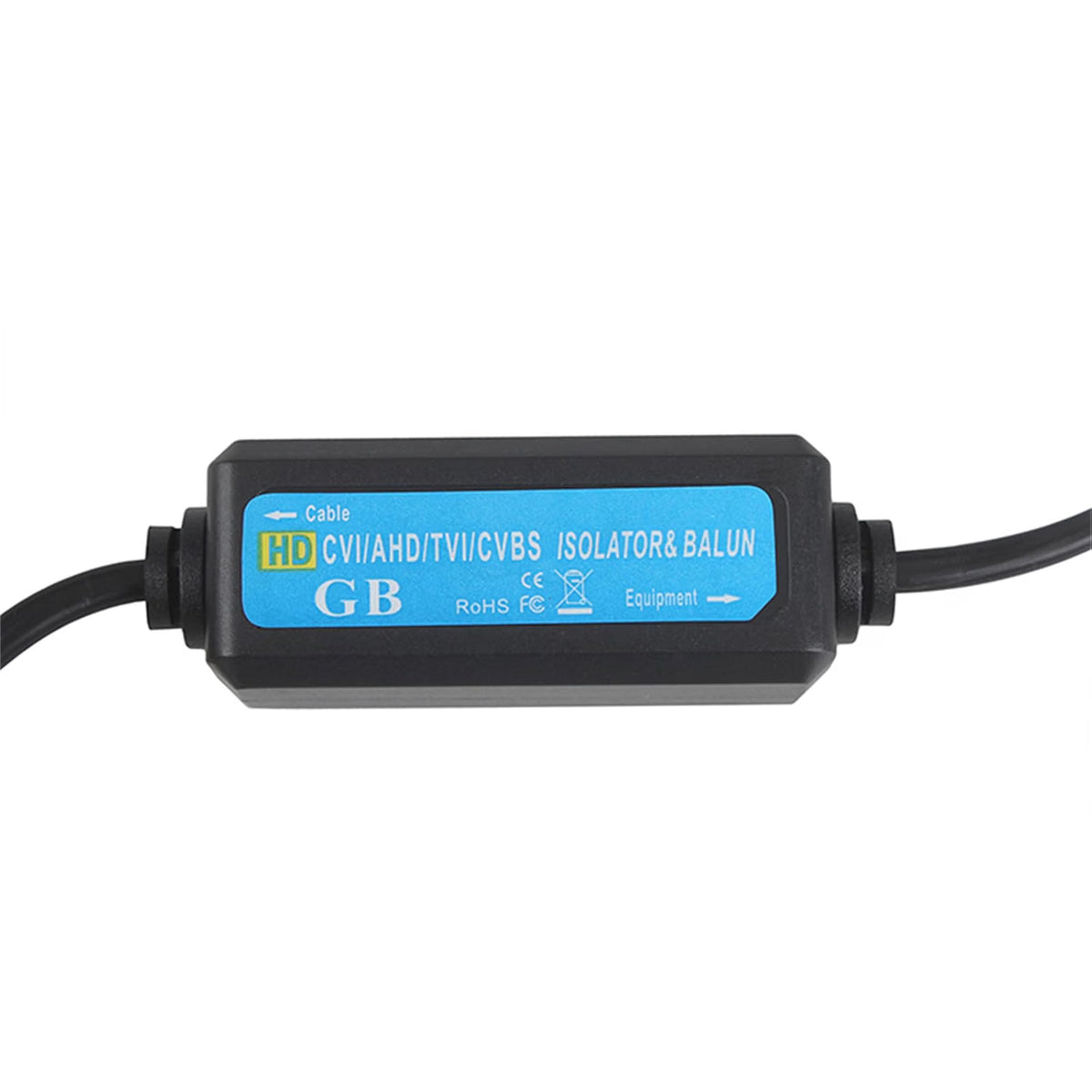 BNC CCTV video noise filter and ground loop isolator for surveillance cameras