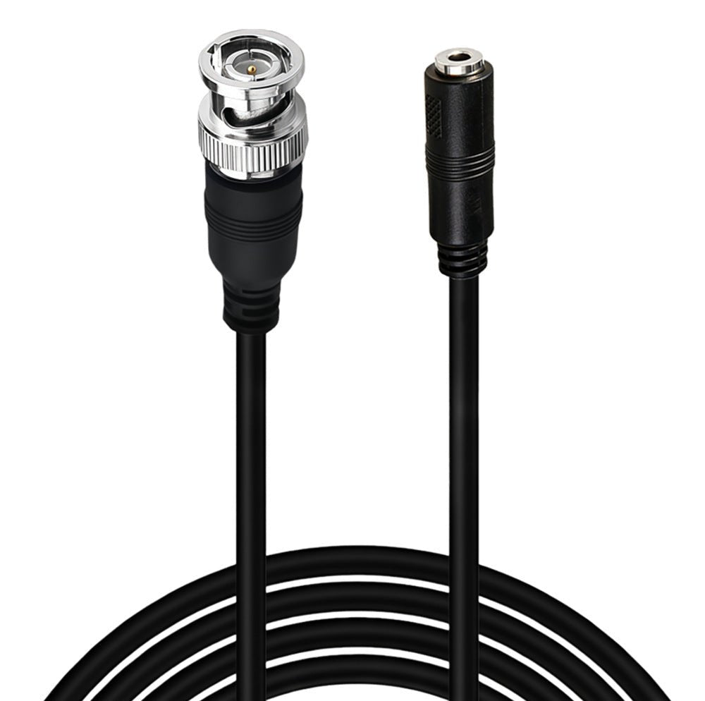 BNC male to 3.5mm female CCTV cable