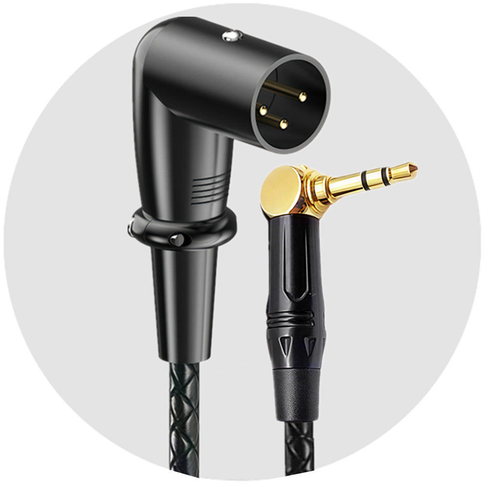 audio cable used in compact camera and mixer setup