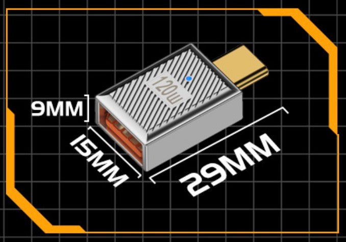 Compact USB C to USB A adapter for travel and everyday connectivity