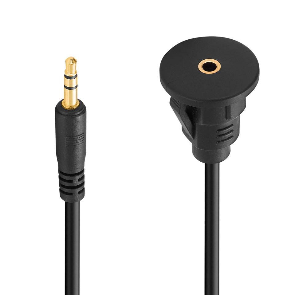 dashboard flush mount AUX audio extension cable