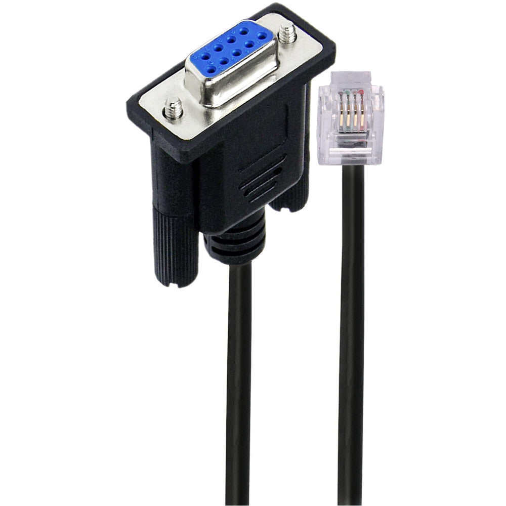 DB9 RS232 to RJ11 6P4C serial console cable