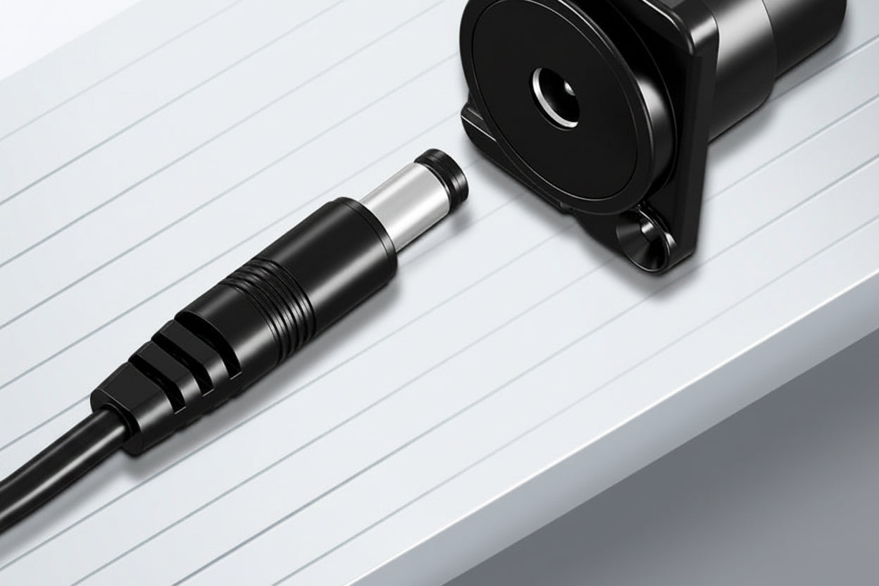 DC female to male waterproof power connector