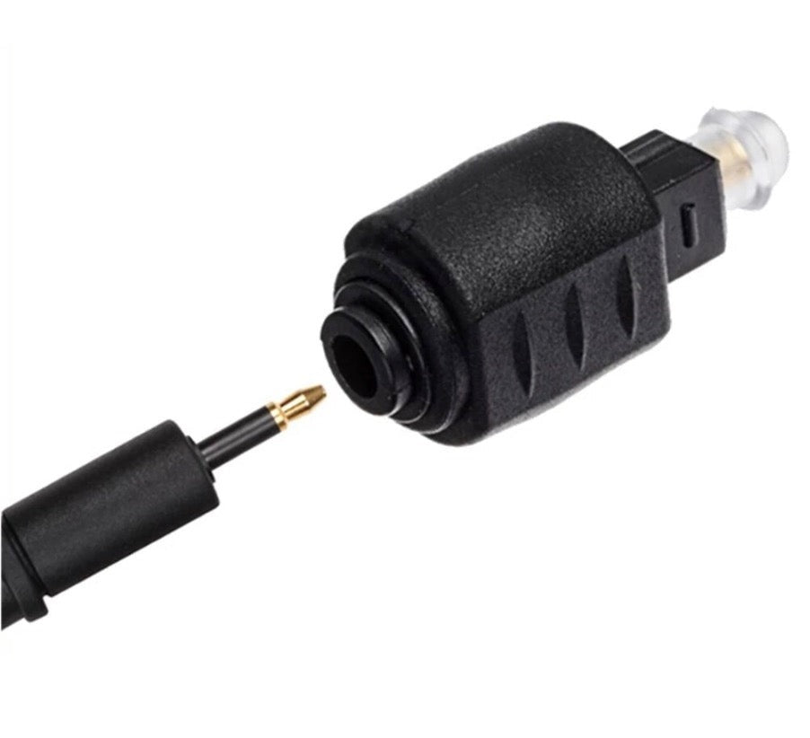 Optical audio adapter compatible with DACs receivers laptops and home theatre equipment